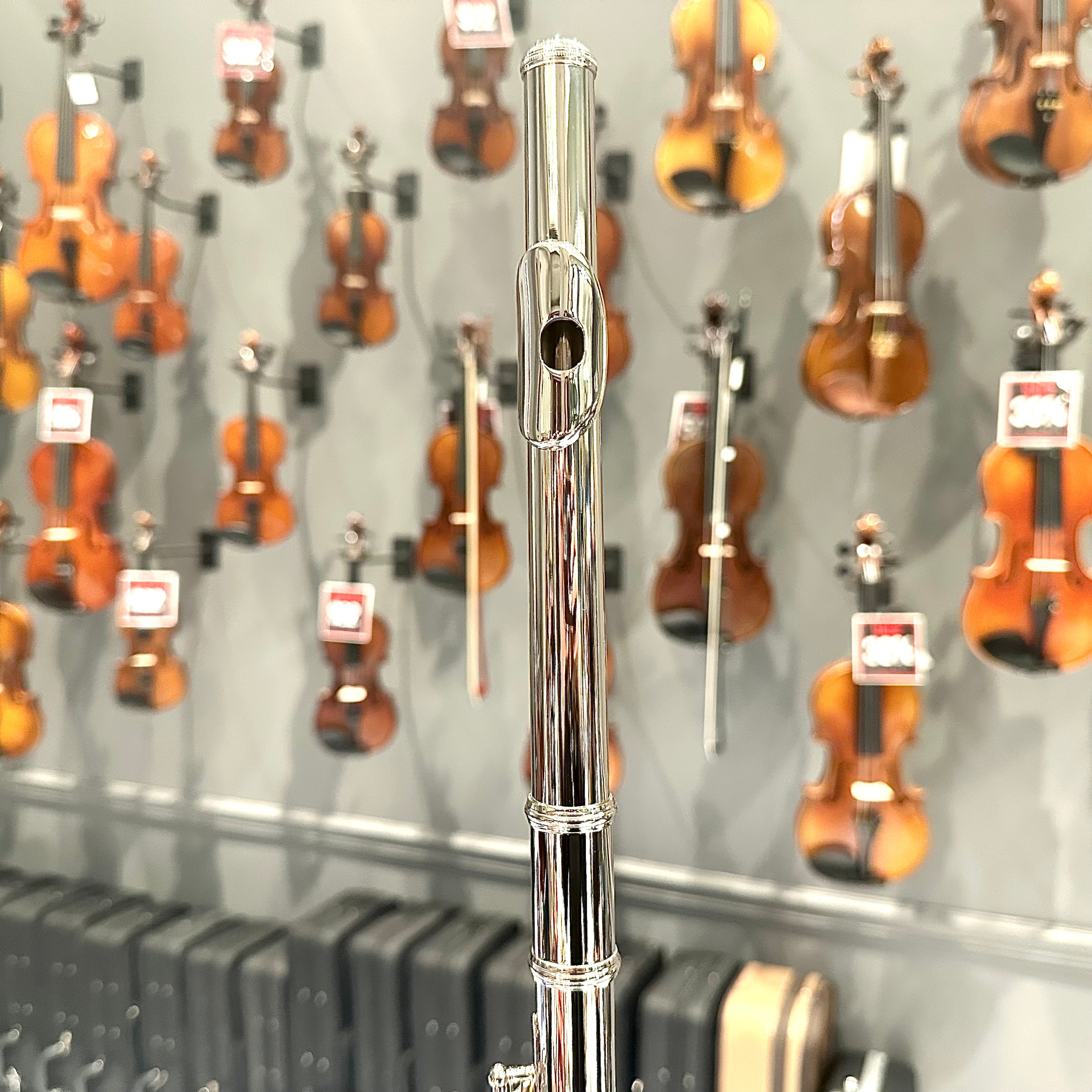 Opal OFL-100: Student Flute, Nickel Plated