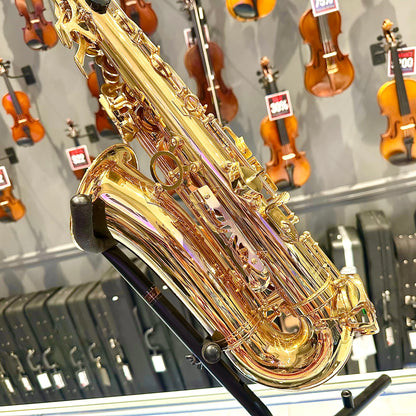 Opal OAS-100: Student Alto Saxophone, Gold Lacquered