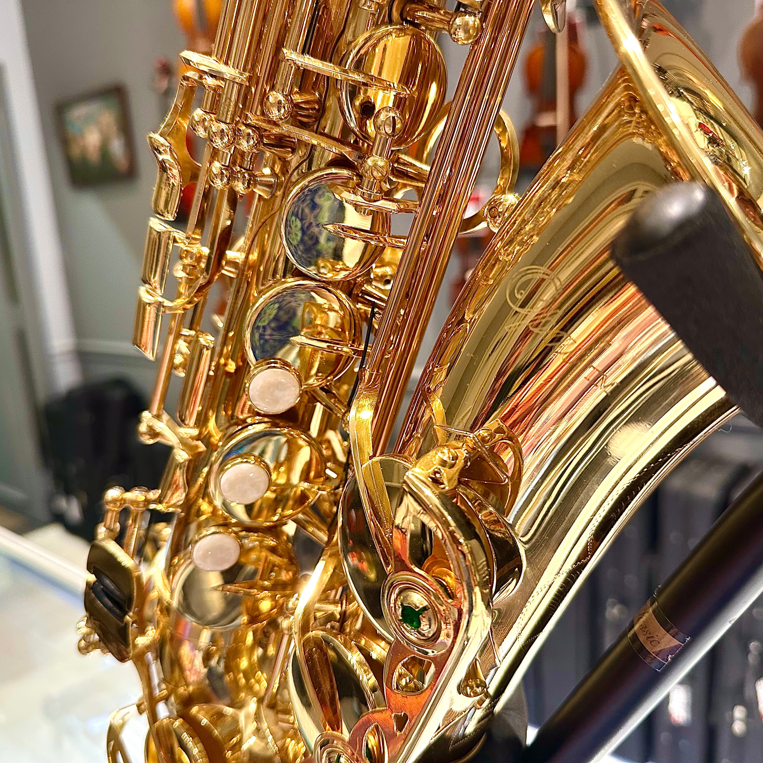 Opal OAS-100: Student Alto Saxophone, Gold Lacquered