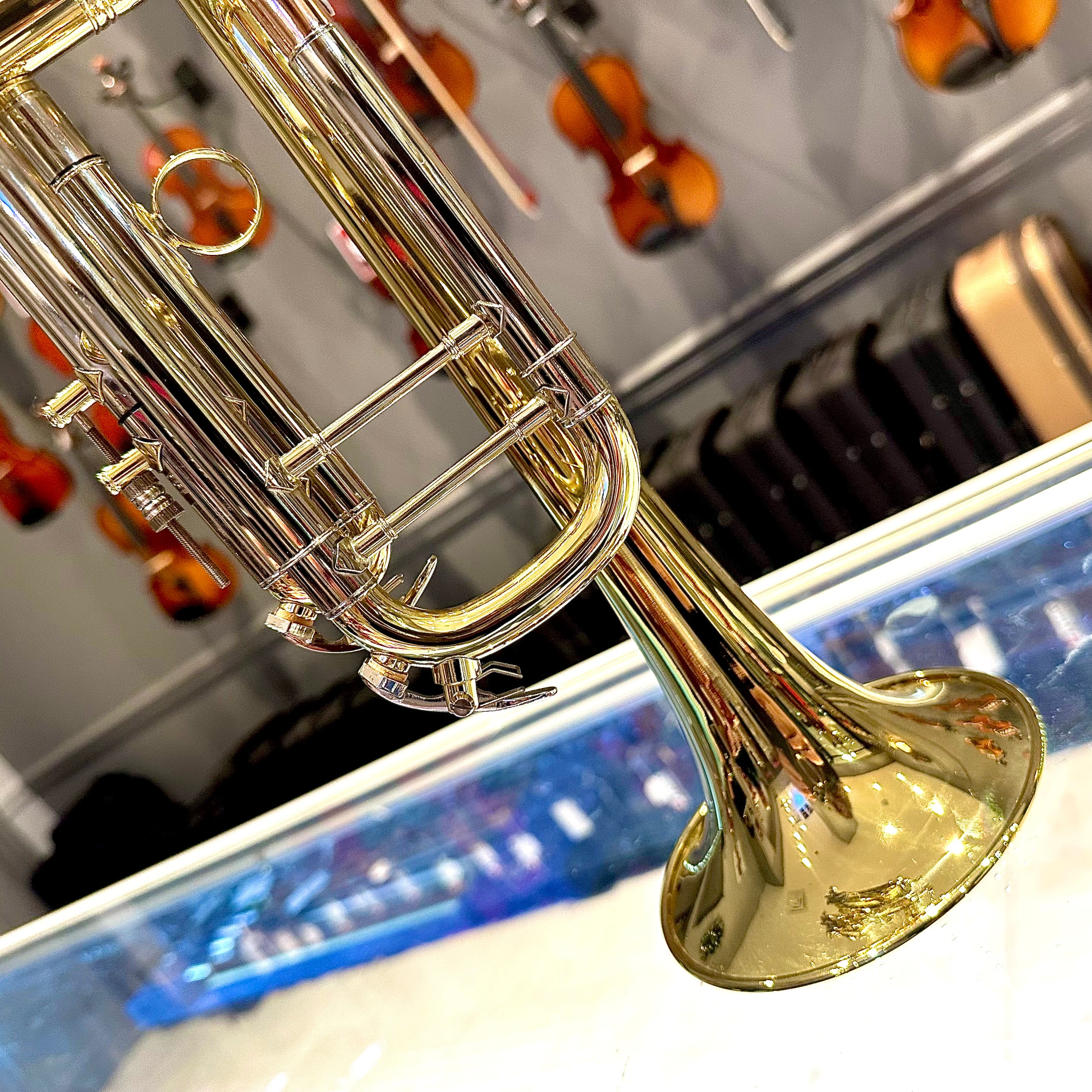 Opal OTR-100: Student Trumpet, Yellow Brass