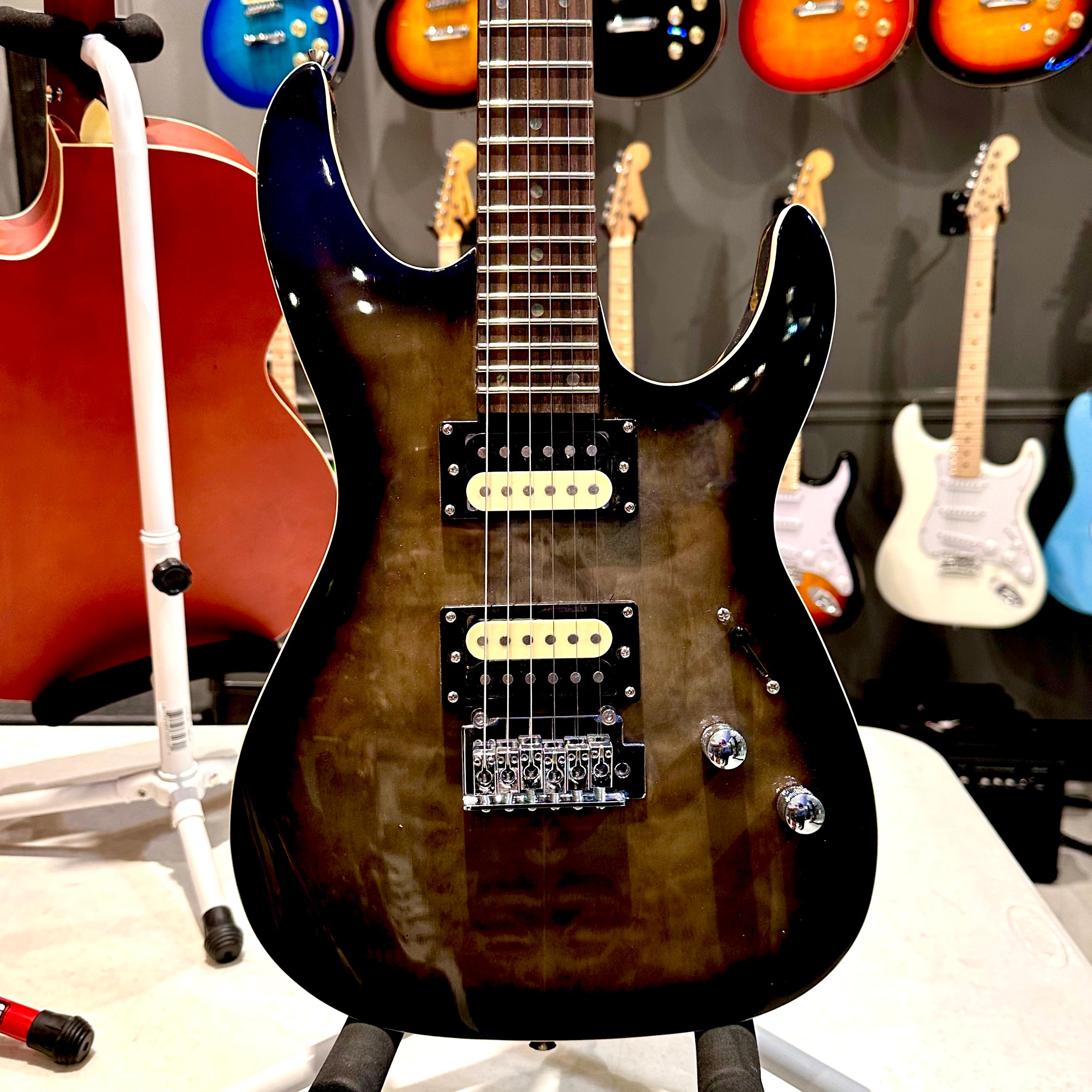 Mars Guitars Heartbeat: Electric - Smokey Charcoal