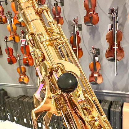 Opal OAS-100: Student Alto Saxophone, Gold Lacquered