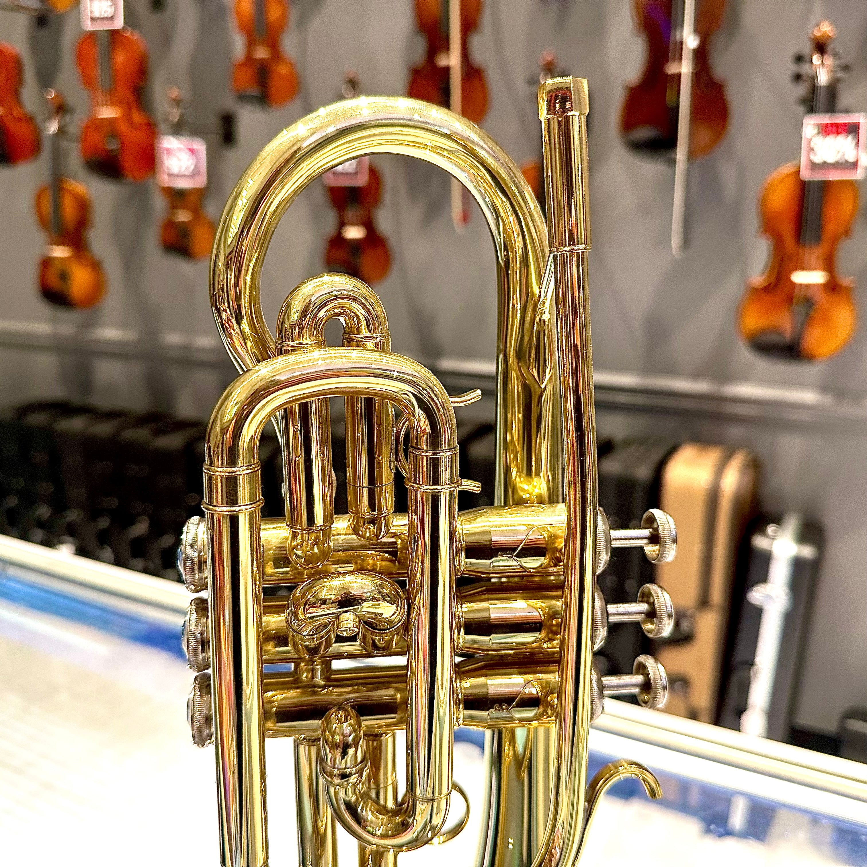 Fugue F440: Student Bb Cornet, Gold