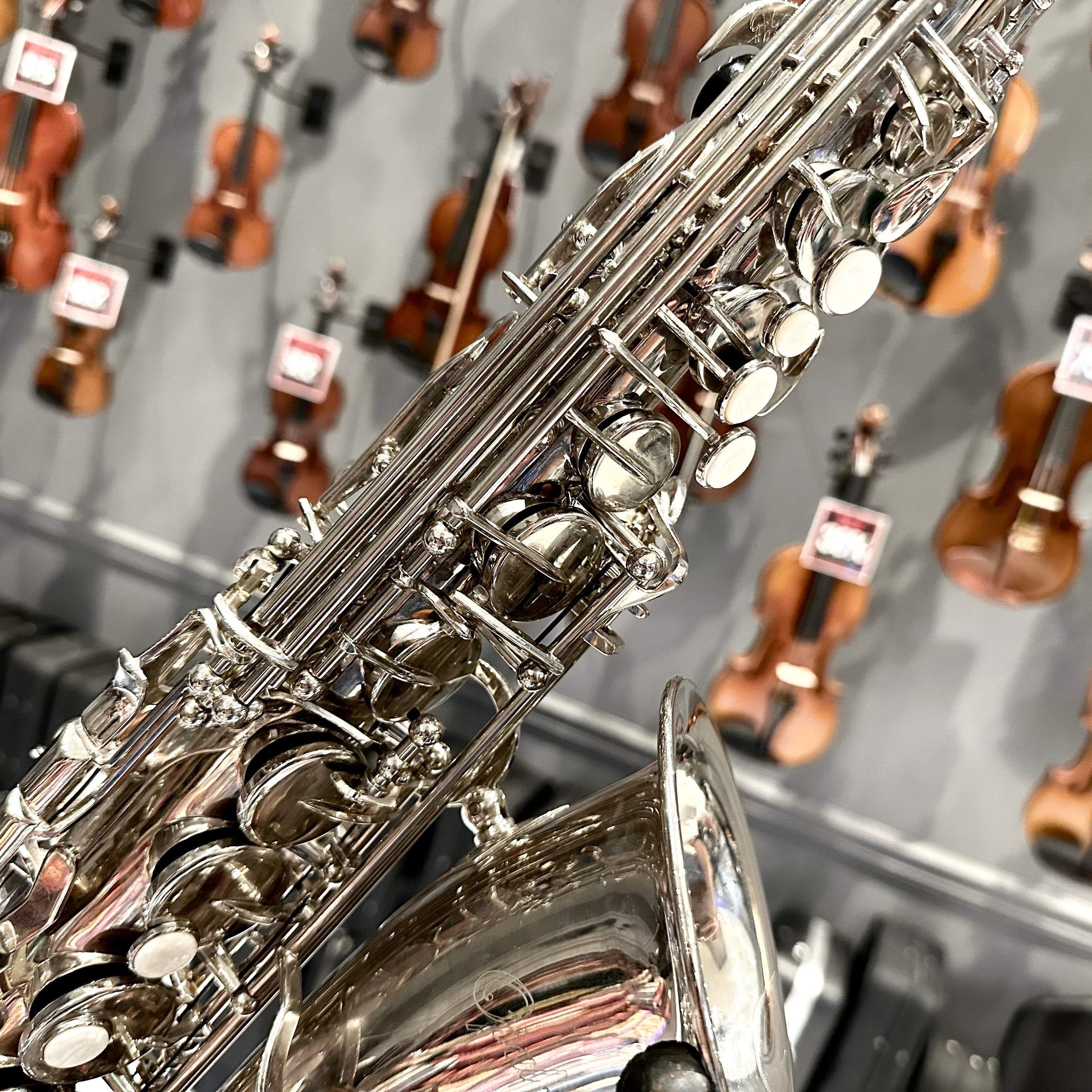 Opal OAS-300: Student Alto Saxophone, Nickel Plated