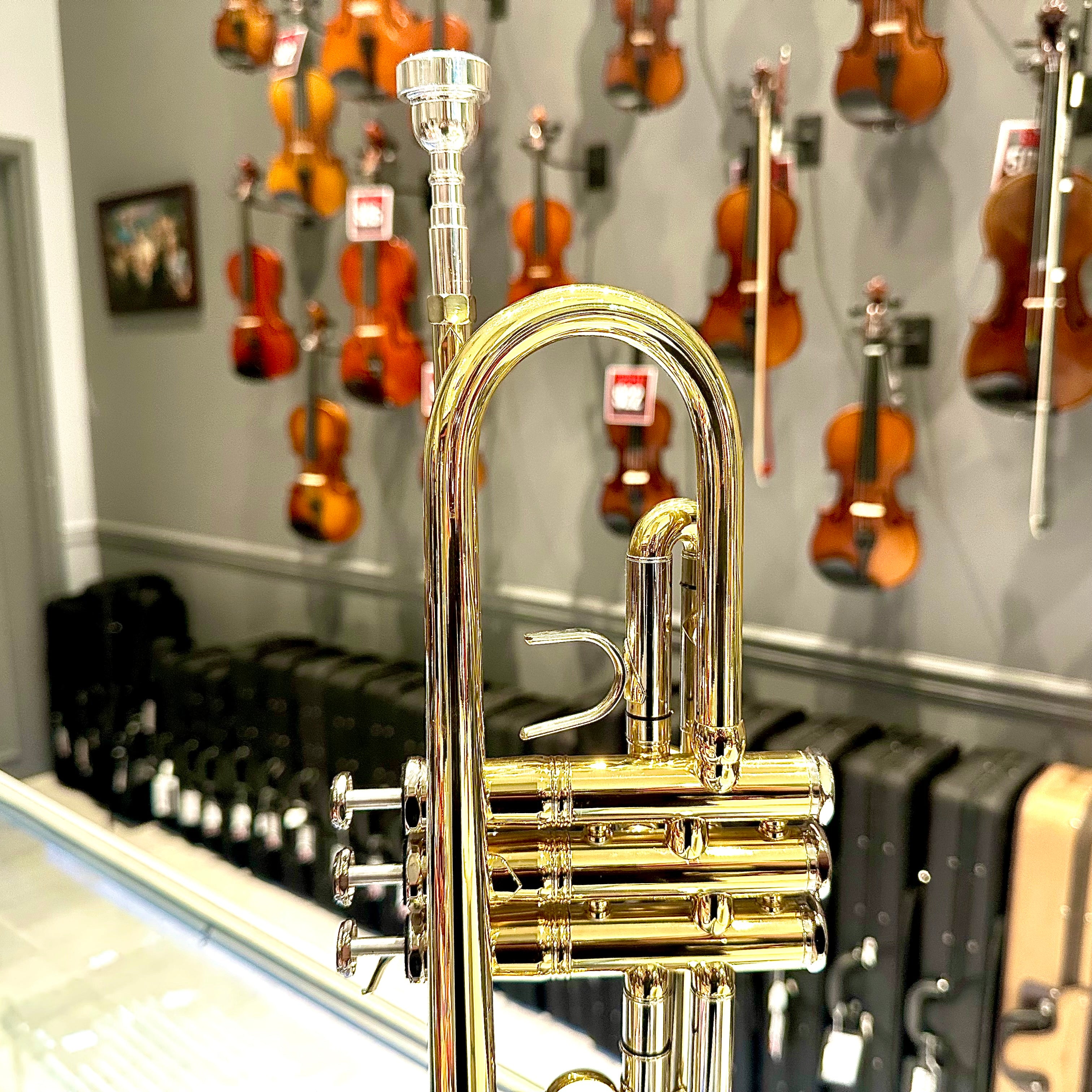 Opal OTR-100: Student Trumpet, Yellow Brass