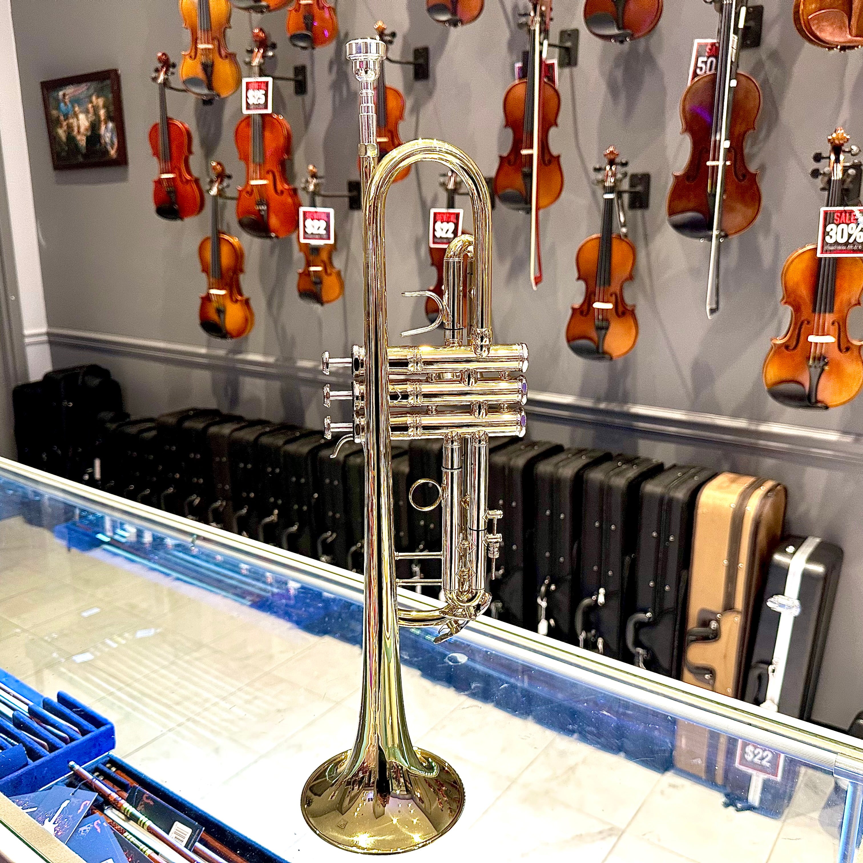 Opal OTR-100: Student Trumpet, Yellow Brass