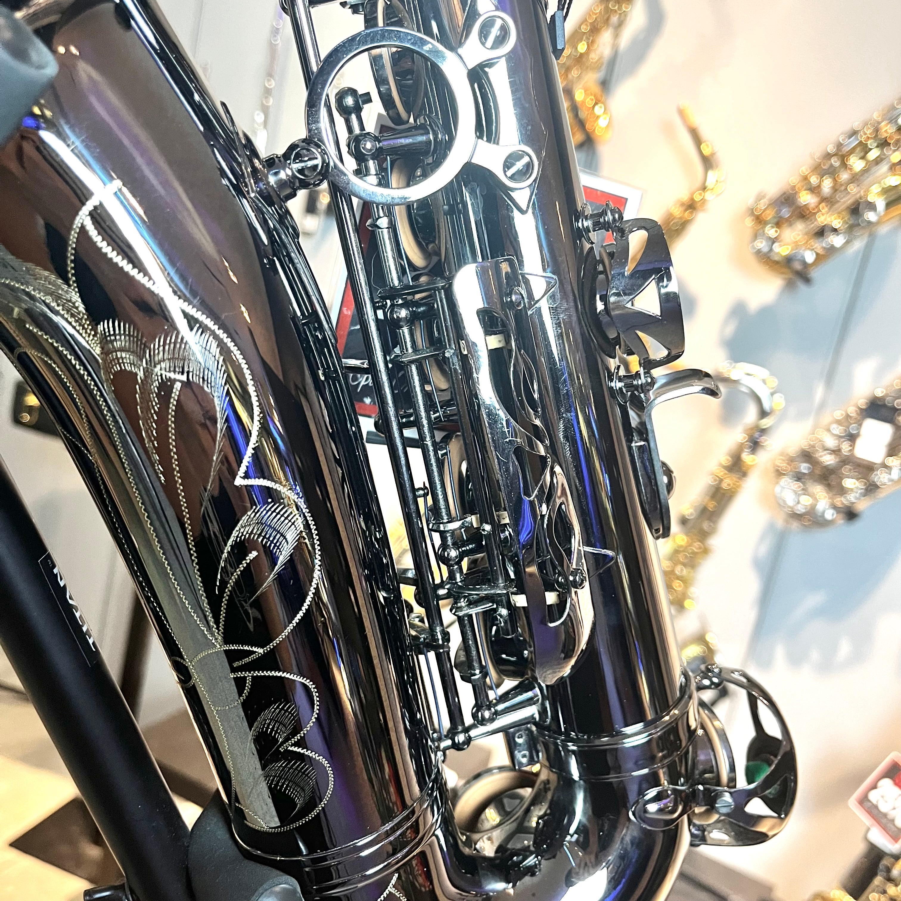 Opal OAS-500: Professional Alto Saxophone, Black Nickel Finish