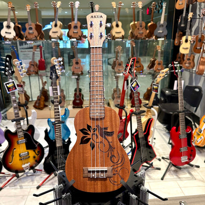 AKUA Aloha: 21" Soprano Ukulele - Hummingbird