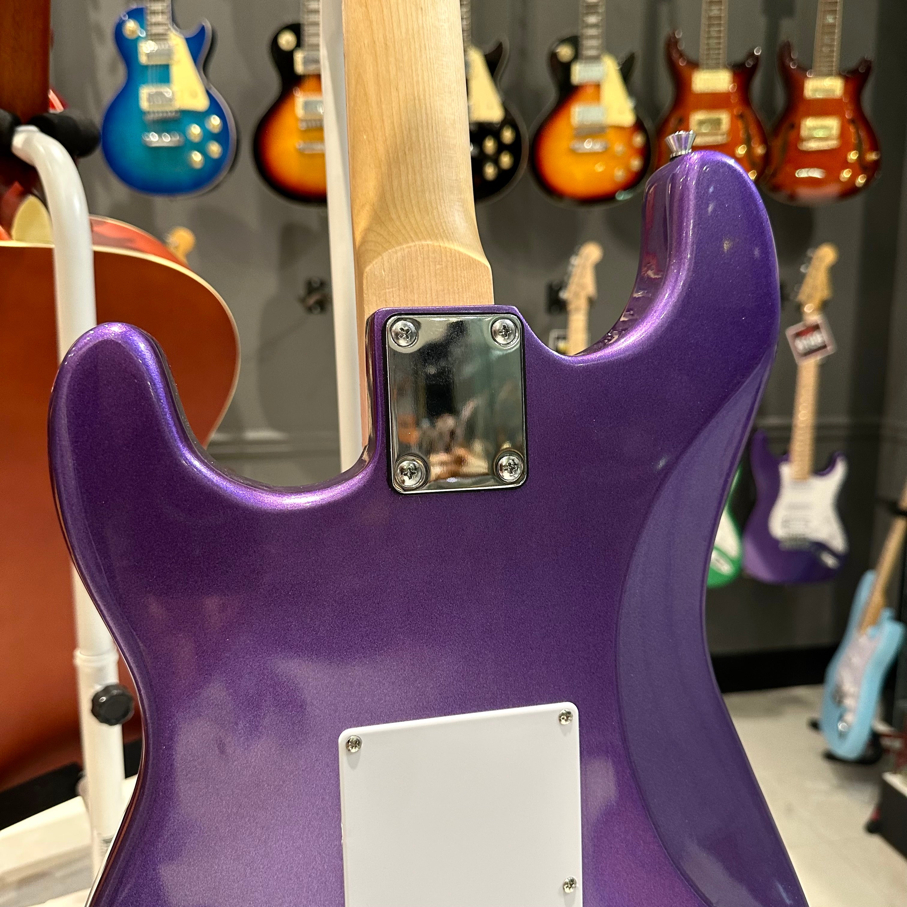 Gephardt Ground Series: 39" Electric Guitar, Maple Neck - Purple Shimmer