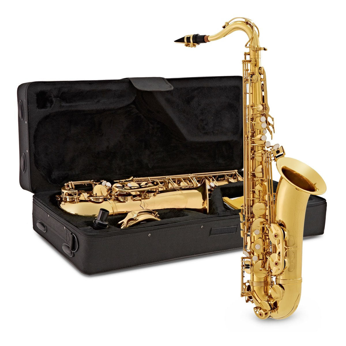 Opal OTS-100 Student Tenor Saxophone, Gold Lacquered